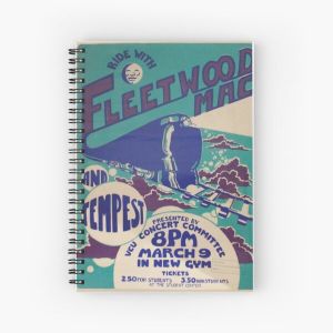 classic rock album Spiral Notebook Bloc note