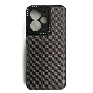 Coque souple et solide motif carbone texture pour Realme 14