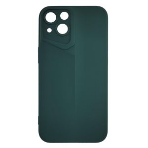 Pochette silicone pour iPhone 13 Vert foncé 