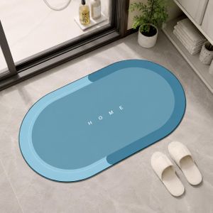 Grand Tapis de Bain Moderne à Séchage Rapide – Tapis Antidérapant Absorbant pour Salle de Bain avec Couleur et Motif Aléatoires