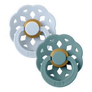 Bibs Sucette Bébé Ronde Bohème - Design Décoratif Fleur - Pour Nouveau-né et Jeune Enfant