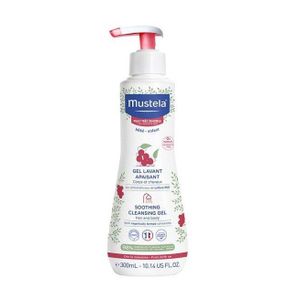 Mustela Gel Lavant Apaisant Corps Et Cheveux Peaux Tres Sensibles 300ml