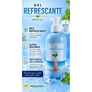 Deliplus Gel rafraîchissant au menthol pour les pieds et les jambes-300 ml