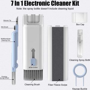 Kit de brosse de nettoyage pour écouteurs 5 en 1, appareil photo, téléphone,  tablette, ordinateur portable