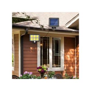 Lampe solaire Projecteur haute performance avec détecteur de mouvement 5 m