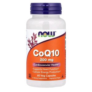 Now COQ10 UBIQUINONE 200mg / 60 caspules