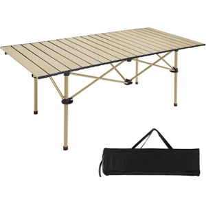 Table de camping pliable portable pour pique-nique,jardin,randonnée,voyage,95x55x50cm