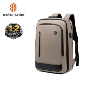 Arctic Hunter حقيبة ظهر من القماش بمساحة منتظمة وبأسلوب تصميم نظيف