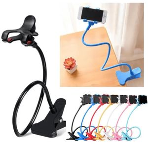 Support de téléphone flexible avec bras articulé et pince de fixation, support rotatif pour bureau ou lit visible dans image_82bb99.jpg