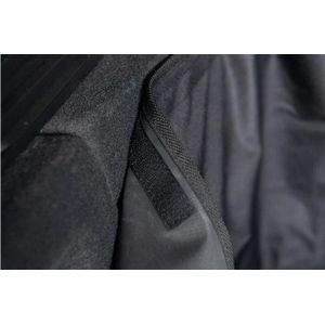 Bâche de voiture pour chiens, housse de protection de coffre universelle, housse de voiture pour chiens, coffre avec protection latérale, imperméable, antisalissure, noir