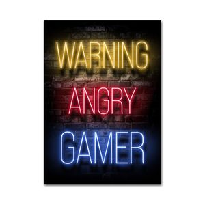 gaming poster pour salle de jeux vidéo, XBOX, playstation,players, nintendo A4 l