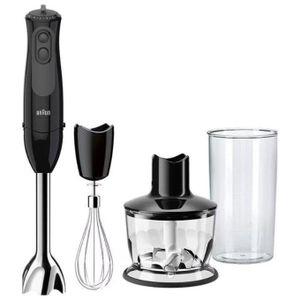Braun Braun Mixeur Plongeant MultiQuick 3 Vario + mini hachoir + fouet 900W