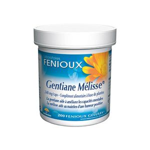 TOTAL Gentiane & Melisse - Complement alimentaire 200 Gelules