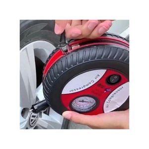 gonfleur air électrique portable pour voiture, mini gonfleur de pneus