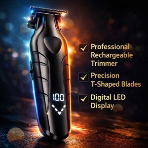 Kemei KM-2299 Professional T-Blade Trimmer - Tondeuse de Finition Professionnelle Zero Gap - Pour Barbiers et Particuliers 