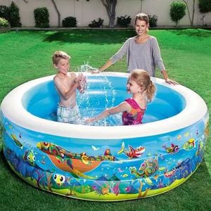 Piscine gonflable ronde Deep Dive 3 boudins - diamètre 152cm -hauteur 30 cm