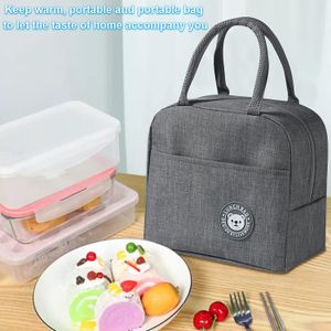 Sac Isotherme Repas Femme Double Compartiment Lunch Bag Glaciere