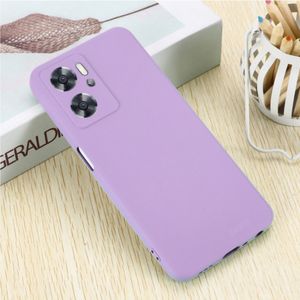 Case Pochette silicone Oppo A96 4G finition Soft touch et facile utiliser Mauve 