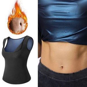 Gilet de sudation Sauna en polymère pour femmes, brûle les graisses
