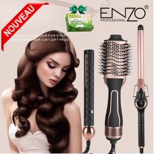 Enzo مجموعة 3 في 1 لتصفيف الشعر المثالي، مهنية لزيادة الحجم بدوران Supercare PRO EN-3311