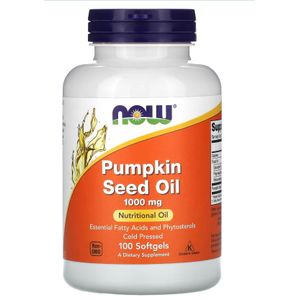 Now زيت بذور اليقطين (القرع) 1000 ملغ