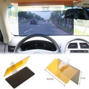 Pare-Soleil Voiture Anti-Éblouissement Jour & Nuit – Visière Clip Parasoleil UV 2 en 1