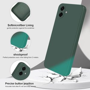 Coque Samsung Galaxy A05 vert en Silicone Liquide – Protection Antichoc et Anti-Rayures