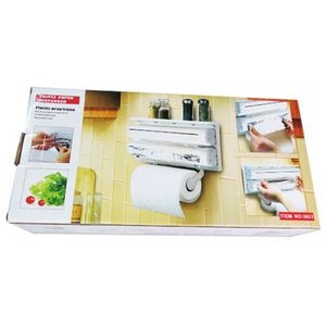 Generic Support de rangement avec support de papier toilette en aluminium à  prix pas cher