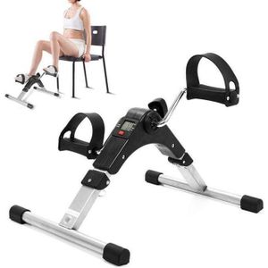 Mini Vélo d'Appartement Pliable - Pédalier d'Exercice pour Bras et Jambes avec Écran LCD - (Rééducation & Fitness)