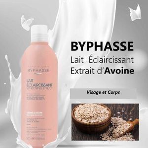 Byphasse Lait éclaircissant à l'extrait d'avoine (500ml.)