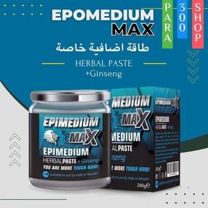 EPIMEDIUM MAX GINGSENG+ معجون عشبي طبيعي مع العسل لزيادة المتعة، فعال جدًا لتحسين الرغبة الجنسية 240 جم