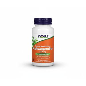 Now Ashwagandha 450mg – 90 Gélules pour l'Équilibre Mental, Réduction du Stress & Soutien Cognitif