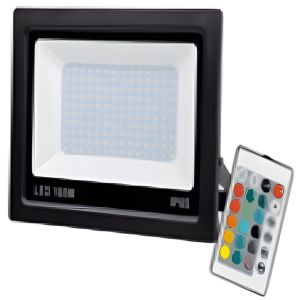 Projecteur LED RGB - 30W - Éclairage Extérieur Polyvalent - Noir