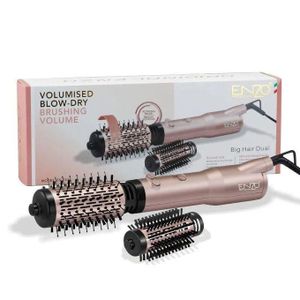Enzo rosse séchoir à air chaud EN-741 avec rotation automatique , lissant et bouclant, peigne 2 en 1 pour salon de coiffure