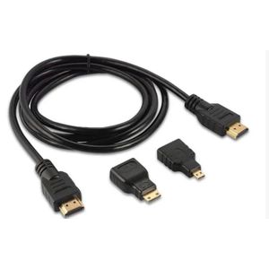 Câble HDMI 1.5M pour: Récepteur / PC / Camera / PS3 / PS4 / Xbox 360 