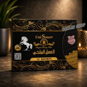 Royal honey UniSmart Royale Honey Plus Miel Royal en Sachets  12 Sachets vitalité et leur bien-être intime