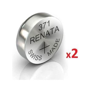 Renata 371 Pile Bouton pour Montre 1.55 volts -2 unités 1.55v // Référence SR920SW