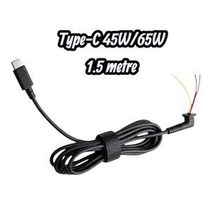 Câble de remplacement 3 broches pour chargeur Type-C 45W/65W