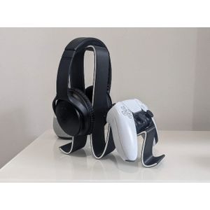 Miraz Support 2-en-1 pour Casque et Manette Gaming - Noir