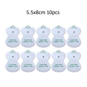 10x Électrodes de remplacement auto-adhésifs, Patch de Machine de Massage numérique électrique, stimulateur musculaire