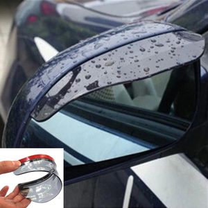 سيارة مرآة الرؤية الخلفية ملصقا المطر الحاجب السير الوقائي السيارات مرآة المطر درع الظل غطاء حامي الحرس