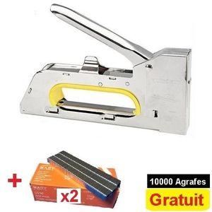 Agrafeuse Bois 4 -14 mm à Vis de réglage Agraf //Pour Décoration Store  Garniture