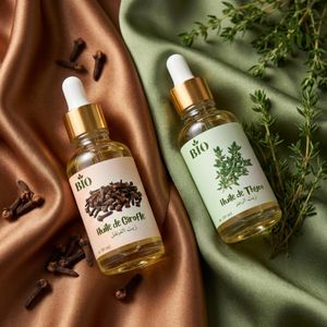 Bio Huile de Girofle 50 ml & Huile de Thym 50 ml routine beauté organic