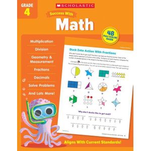 Ouri shop Scholastic Success with Math Grade 4 Workbook