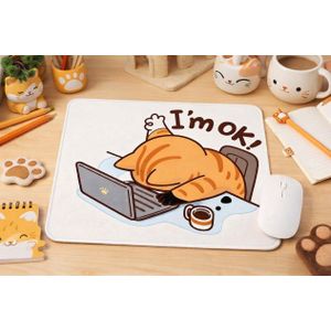 Tapis de Souris Chat Mignon - White