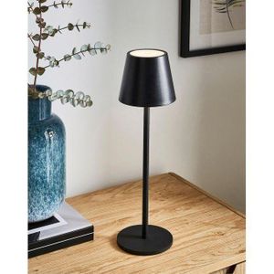 Lampe de table sans fil, lampe de table à DEL à contrôle tactile, lampe de chevet avec 3 couleurs à intensité variable, lampe à piles rechargeables, lampe de bureau LED pour chambre