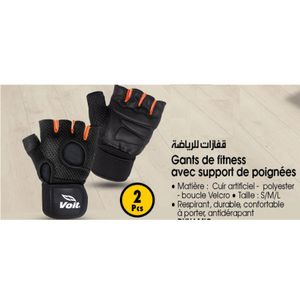 Gants Musculation Sport Gants de Fitness Résistant à l'Abrasion Skid Gloves  Résistant Levage de Poids Croix de Formation Exercice M - Cdiscount Sport