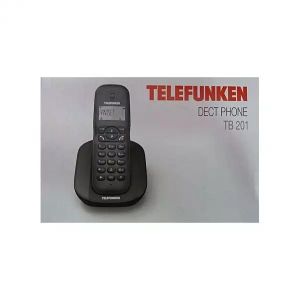 Telefunken  Poste Téléphonique Analogique MONO Sans Fil NOIR