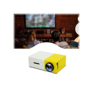 YG-300 LCD Mini Portable LED Projecteur Support 1080P 400 – 600 lumens 320 x 240 pixels Home Cinéma