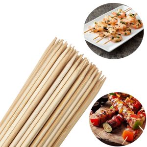 Lot de 20 pics à brochettes en acier inoxydable pour barbecue 16 cm